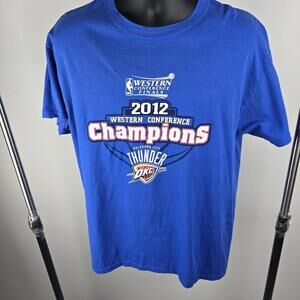 Oklahoma City Thunder 2012 Conference Champs Mens T Shirt L